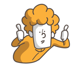 jerseyist -orange-jpn sticker #13552375