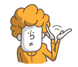 jerseyist -orange-jpn sticker #13552376