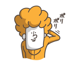 jerseyist -orange-jpn sticker #13552377