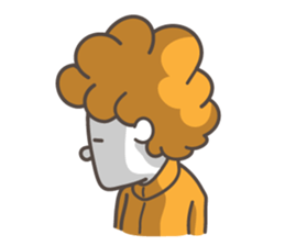 jerseyist -orange-jpn sticker #13552378