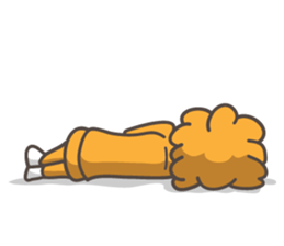 jerseyist -orange-jpn sticker #13552379