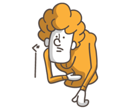 jerseyist -orange-jpn sticker #13552380