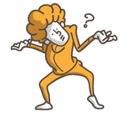 jerseyist -orange-jpn sticker #13552382