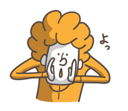 jerseyist -orange-jpn sticker #13552388