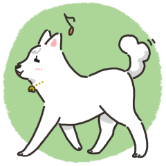 Ladylike dog girl "Namikoro3"