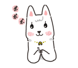 Ladylike dog girl "Namikoro3" sticker #13552545
