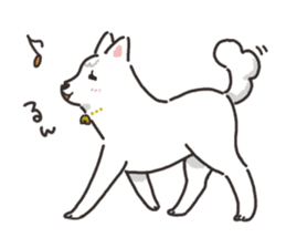 Ladylike dog girl "Namikoro3" sticker #13552550