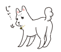 Ladylike dog girl "Namikoro3" sticker #13552552