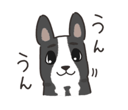 Ladylike dog girl "Namikoro3" sticker #13552557