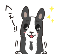 Ladylike dog girl "Namikoro3" sticker #13552558