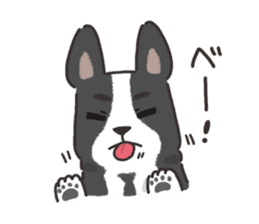Ladylike dog girl "Namikoro3" sticker #13552569
