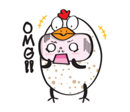 Chikin Chicken man sticker #13553174
