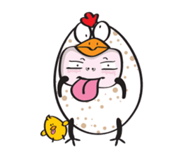 Chikin Chicken man sticker #13553175