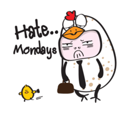 Chikin Chicken man sticker #13553178