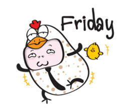 Chikin Chicken man sticker #13553179