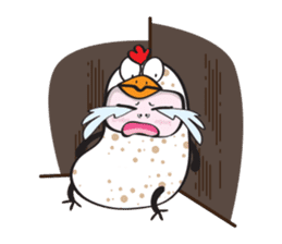 Chikin Chicken man sticker #13553183