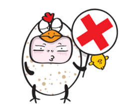 Chikin Chicken man sticker #13553186