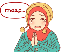 WINTER HIJAB GIRL sticker #13553320