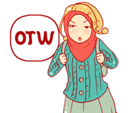 WINTER HIJAB GIRL sticker #13553321