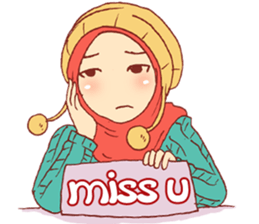 WINTER HIJAB GIRL sticker #13553326