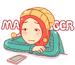 WINTER HIJAB GIRL sticker #13553332