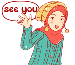 WINTER HIJAB GIRL sticker #13553333
