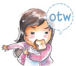 ANET THE CUTE GIRL sticker #13553555