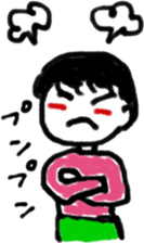 A boyish girl,Lico. 4 sticker #13553895