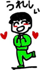 A boyish girl,Lico. 4 sticker #13553898