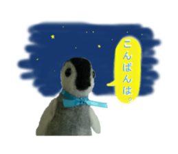 wool is a bird sticker of felt. sticker #13554269