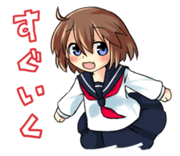 Schoolgirl Stickers sticker #13554570