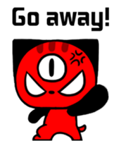 Three eyes of the cat Auriand sticker #13554760