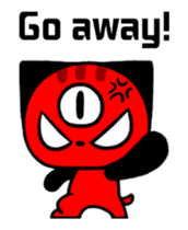 Three eyes of the cat Auriand sticker #13554760