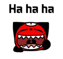 Three eyes of the cat Auriand sticker #13554763