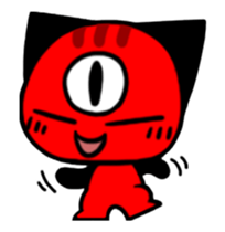 Three eyes of the cat Auriand sticker #13554769