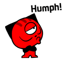 Three eyes of the cat Auriand sticker #13554772