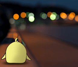 The Thinker bird4 message of photo sticker #13554895