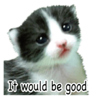 Picture of the kitten 4 English version sticker #13555777