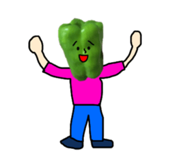 Mr.Green pepper! sticker #13555823