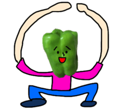 Mr.Green pepper! sticker #13555838