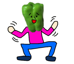 Mr.Green pepper! sticker #13555844