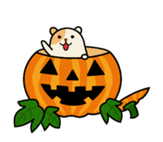 Bear&hamster4 Halloween animation sticker #13556112