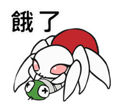 Red little spider sticker #13556140