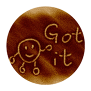 Ball Ball on the sand sticker #13556461