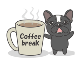 Raven the French Bulldog Animated 2 sticker #13556517