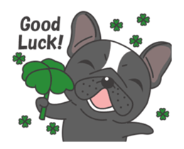 Raven the French Bulldog Animated 2 sticker #13556526