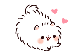 Pomeranian Mochi Animated Stickers sticker #13556599