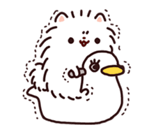 Pomeranian Mochi Animated Stickers sticker #13556604