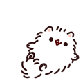 Pomeranian Mochi Animated Stickers