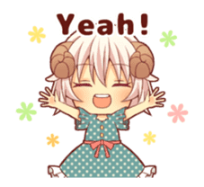 kemomimi girl animated sticker #13556688